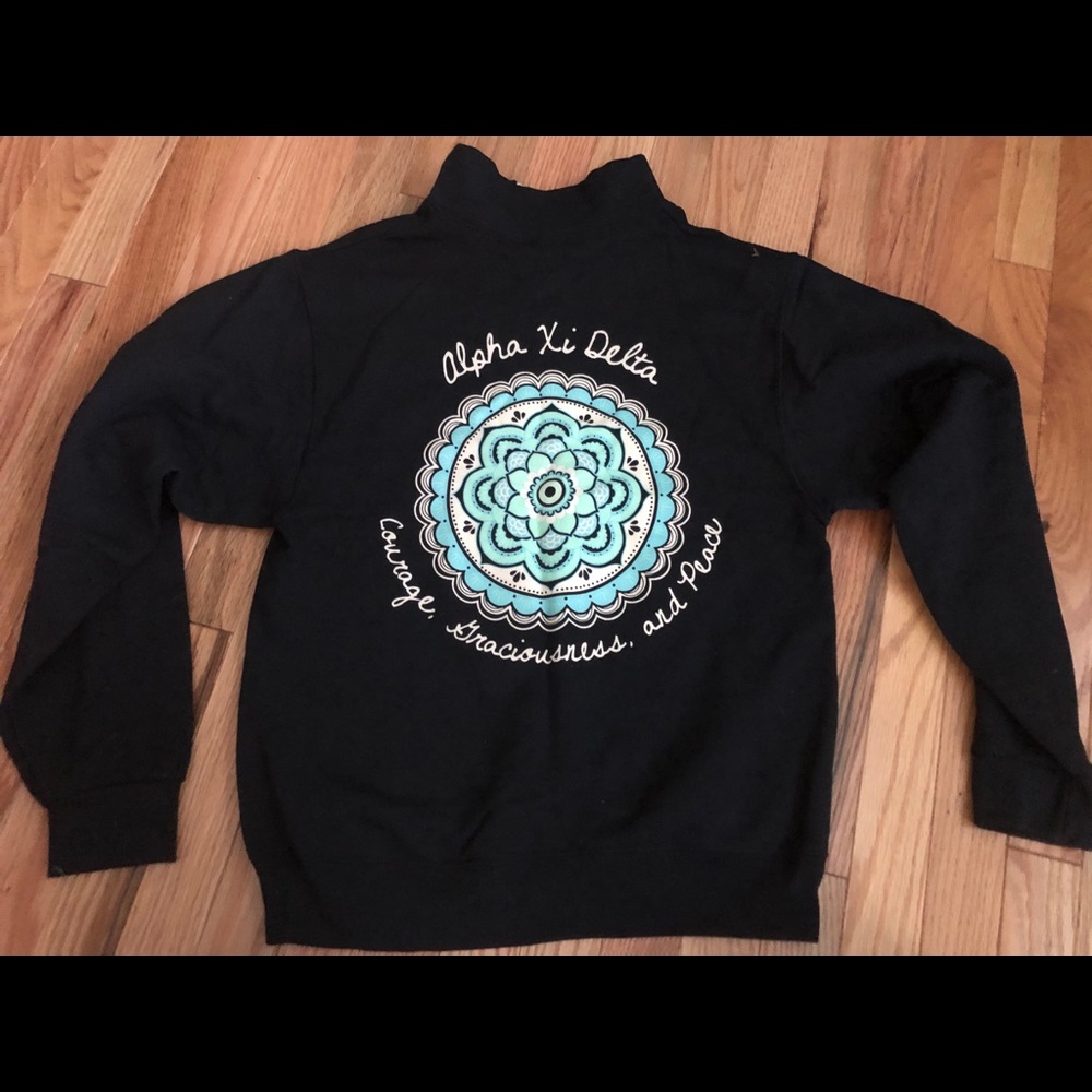 Alpha Xi Delta Quarter Zip Pullover